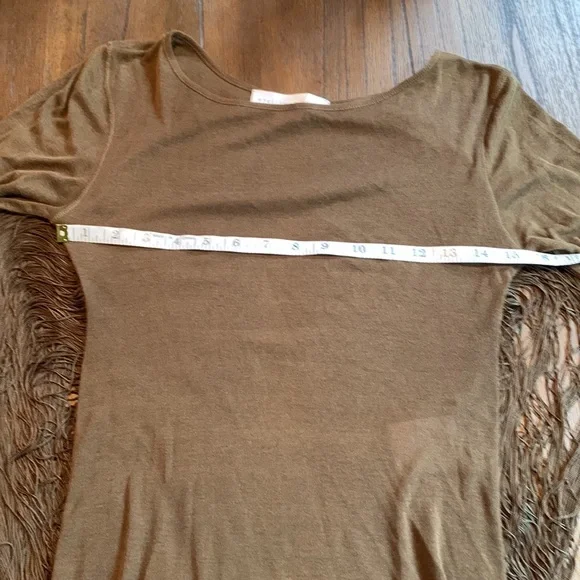 Stella McCartney Fringed Long-Sleeve Dress
